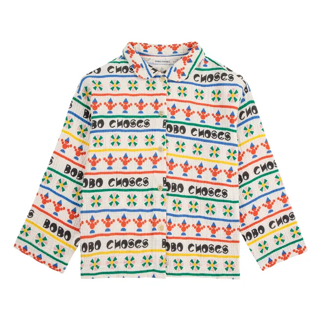 Bobo organic cotton pyjamas | Ecru