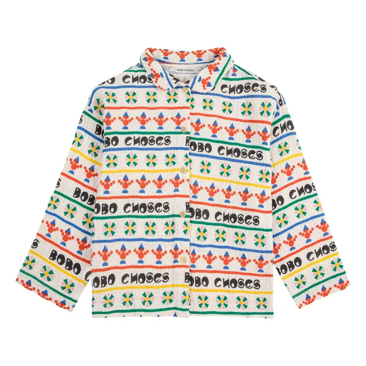 Pyjama Bobo Coton Bio | Ecru- Image produit n°0