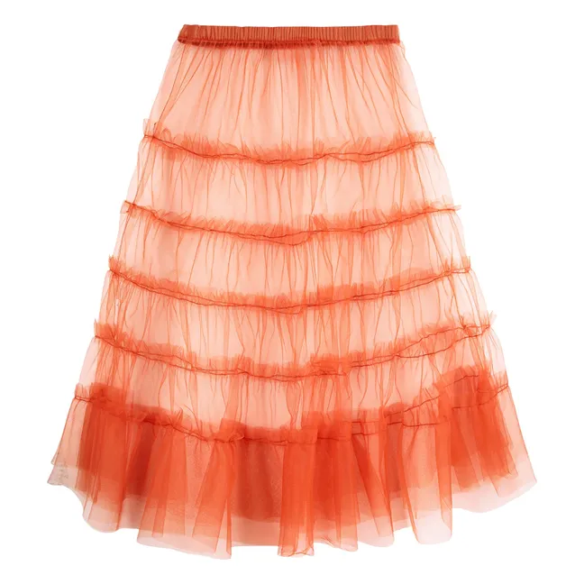 Jupe Tulle | Orange