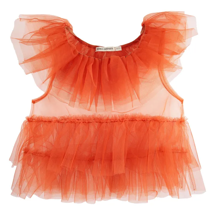 Top Tulle | Orange- Image produit n°0