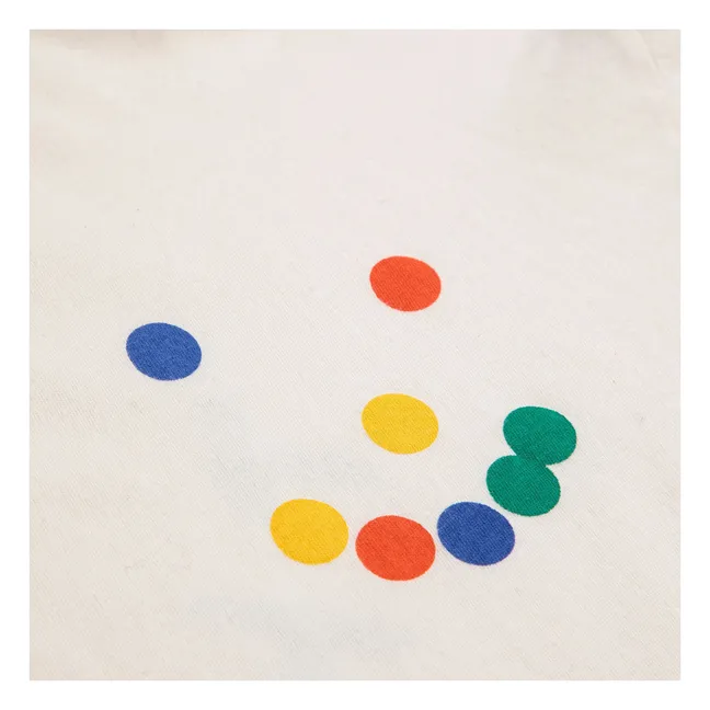 Smile T-shirt Organic cotton | Ecru