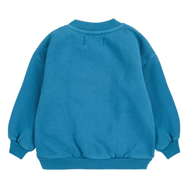 Organic Cotton Wooden Toy Sweat and Jogger Set | Blue