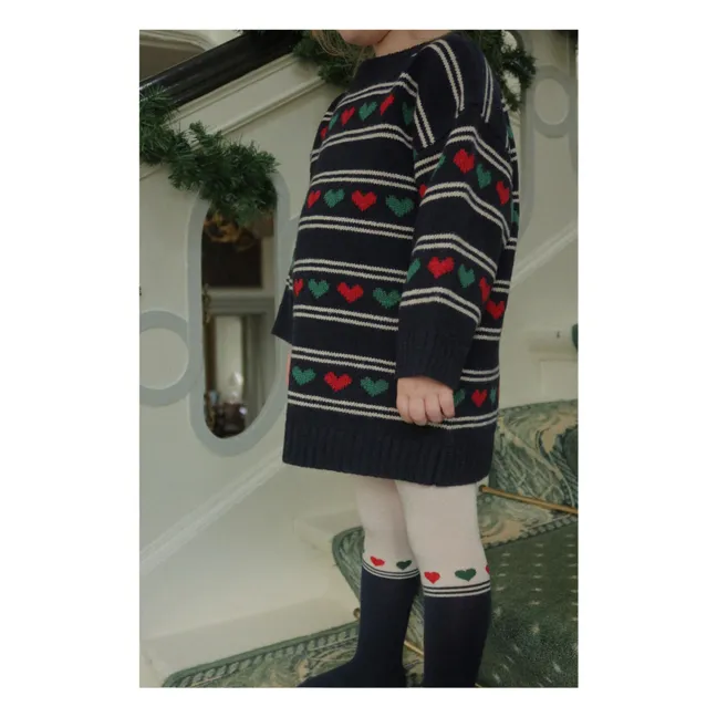 Lot de 2 Paires de Collants Lurex | Rouge