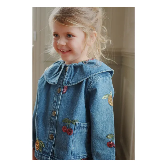 Jeansjacke Magot Bio-Baumwolle | Blau