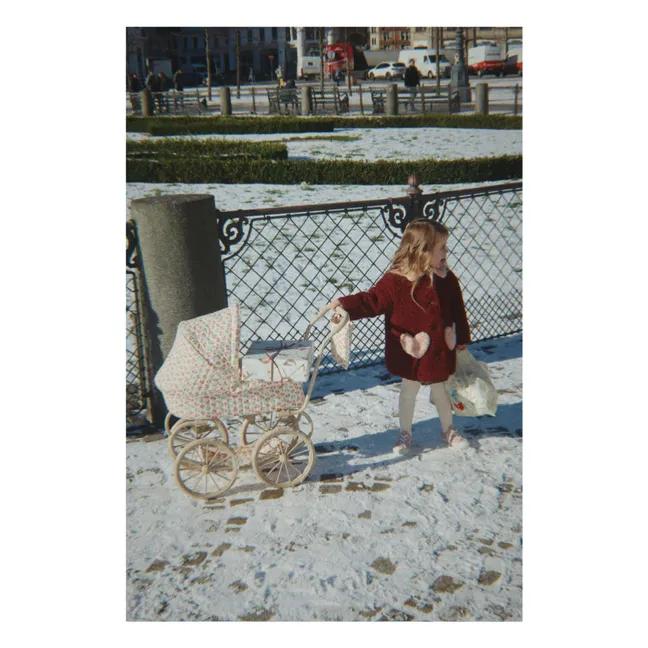 Manteau Calin Fibres Recyclées | Bordeaux