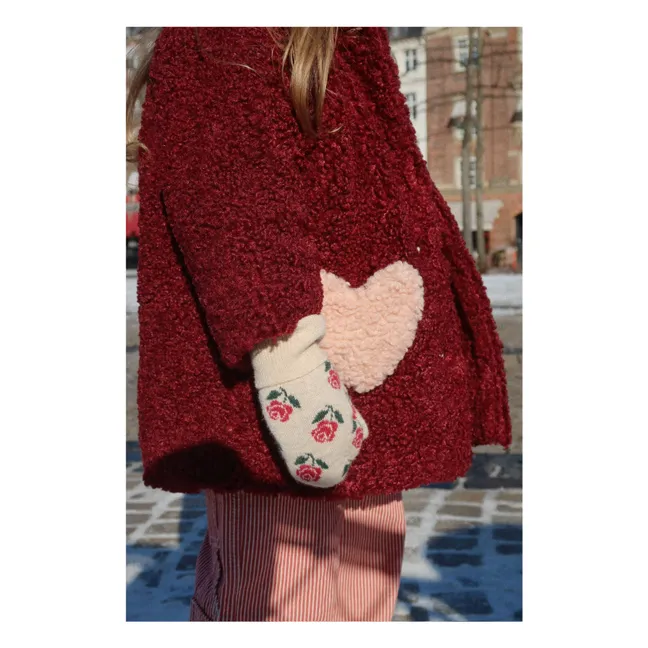 Manteau Calin Fibres Recyclées | Bordeaux