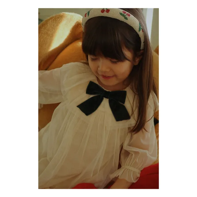 Robe Bow Tulle | Ecru