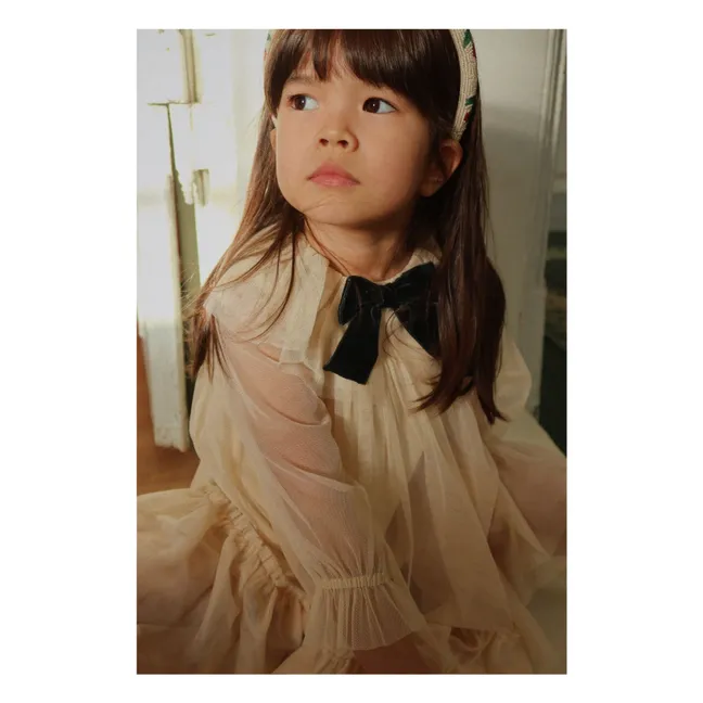 Robe Bow Tulle | Ecru