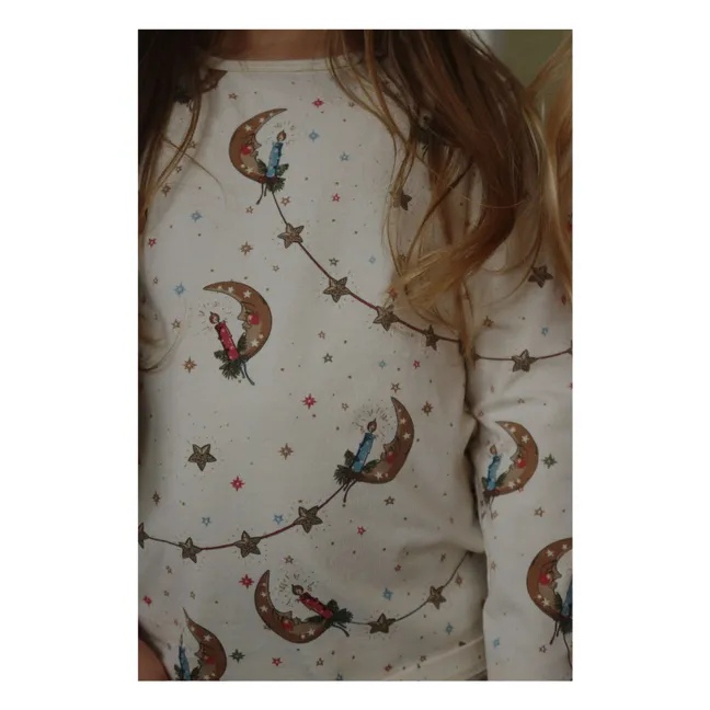 Pyjama Lunes Bio-Baumwolle | Seidenfarben