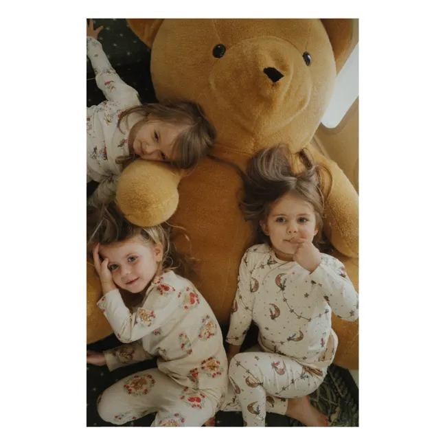 Pyjama Lunes Bio-Baumwolle | Seidenfarben