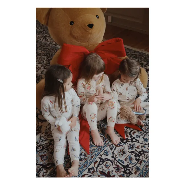 Pyjama Engel aus Bio-Baumwolle | Seidenfarben