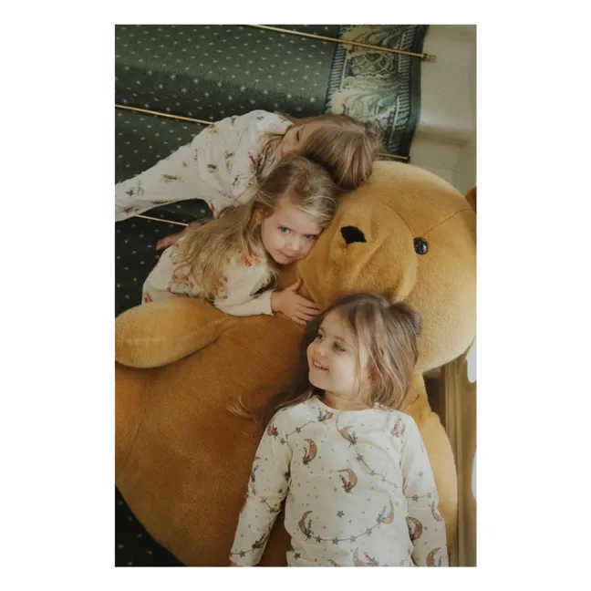 Pigiama Angels in cotone biologico | Ecru