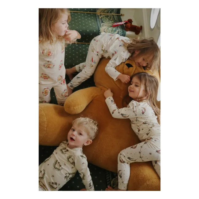 Pigiama Angels in cotone biologico | Ecru