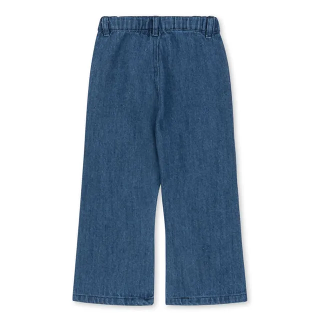 Jean Flare Elba Coton Bio | Bleu