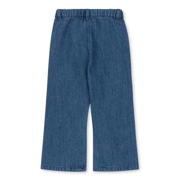 Jean Flare Elba Coton Bio | Bleu- Image produit n°1