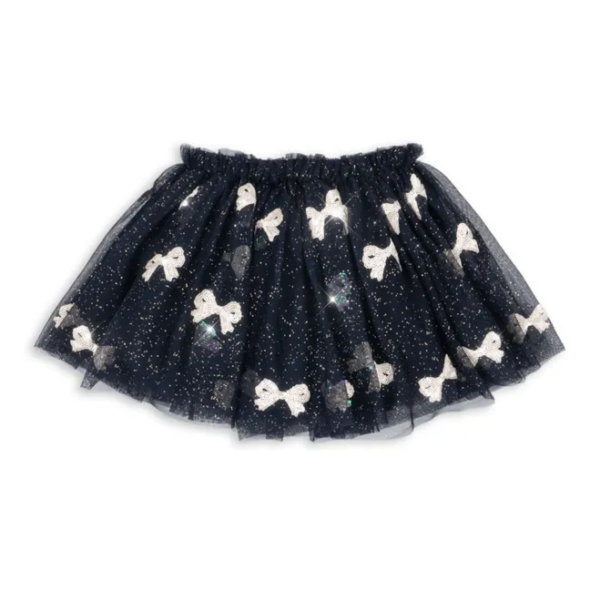 Yvonne Sequined Skirt | Midnight blue