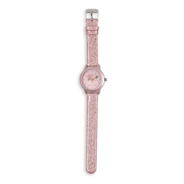 Montre Pailletée | Rose