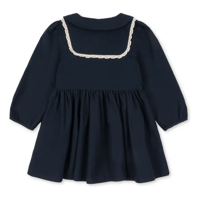 Robe Emmy Coton Bio | Bleu marine