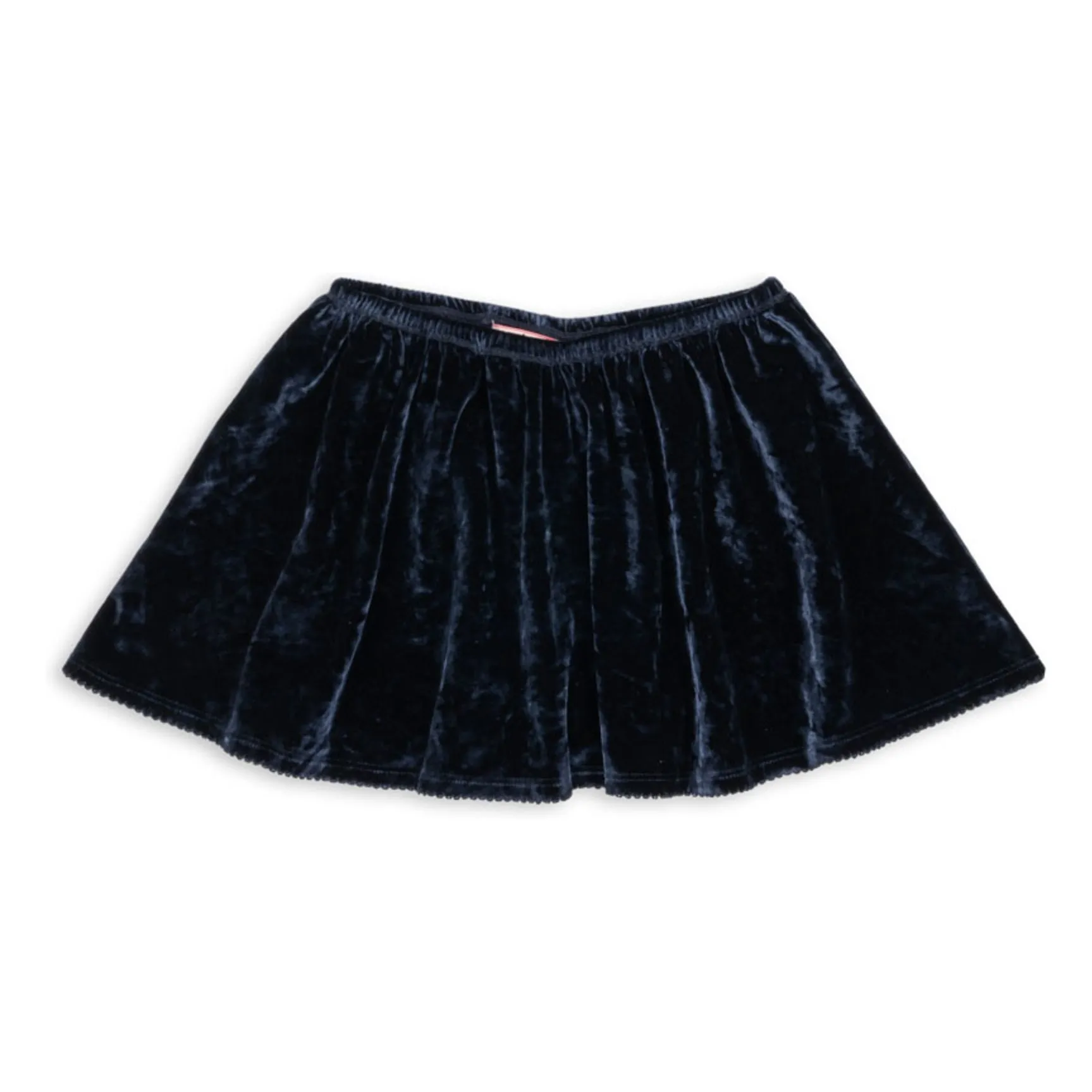 Konges Sløjd Navy Blue Carlito Velvet Skirt Recycled Fibers