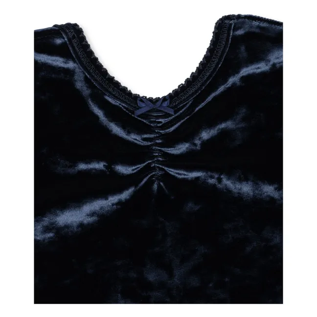 T-shirt Carlito Velours Fibres Recyclées | Bleu marine