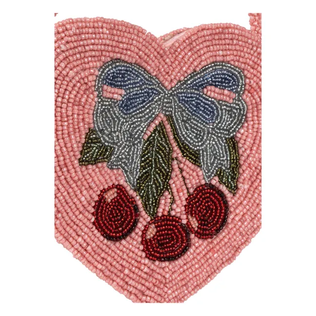 Pearl Heart Bag | Pink