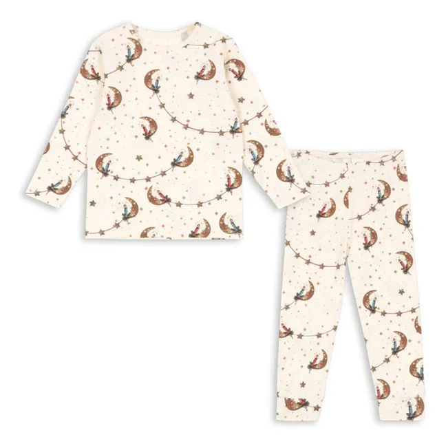 Pyjama Lunes Organic Cotton | Ecru