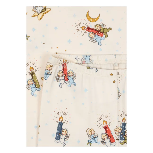 Pyjama Engel aus Bio-Baumwolle | Seidenfarben