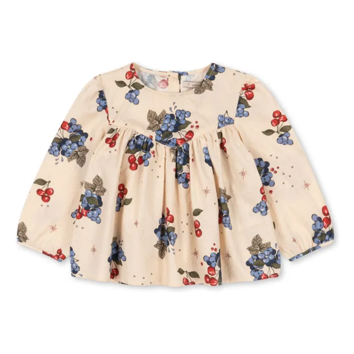 Blouse Avi Coton Bio | Crème- Image produit n°0