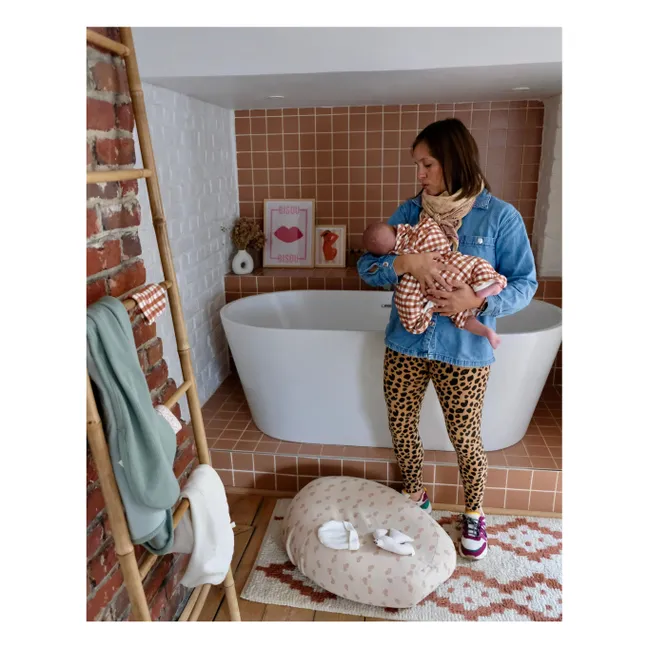 Housse pour nid bébé multi-usage Cœur | Crème