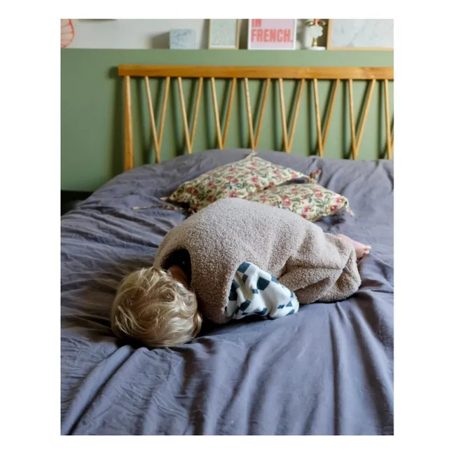 Babyschlafsack Teddy aus Bio-Baumwolle | Sandfarben