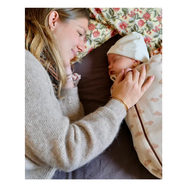 Coeur organic cotton swaddling bag | Cream