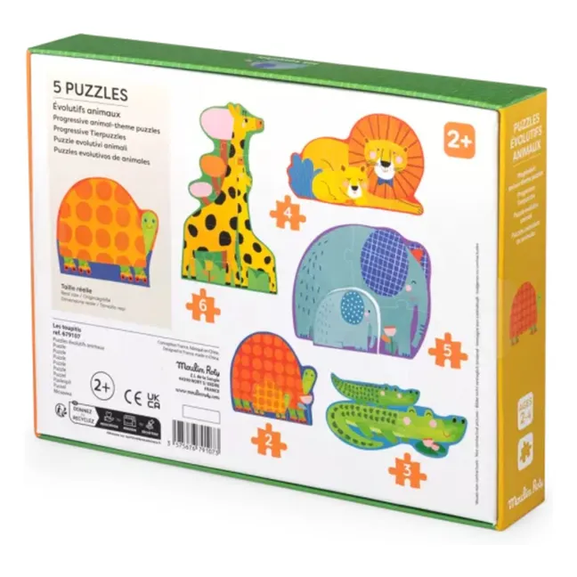 Puzzle évolutif Animaux - 20 pièces