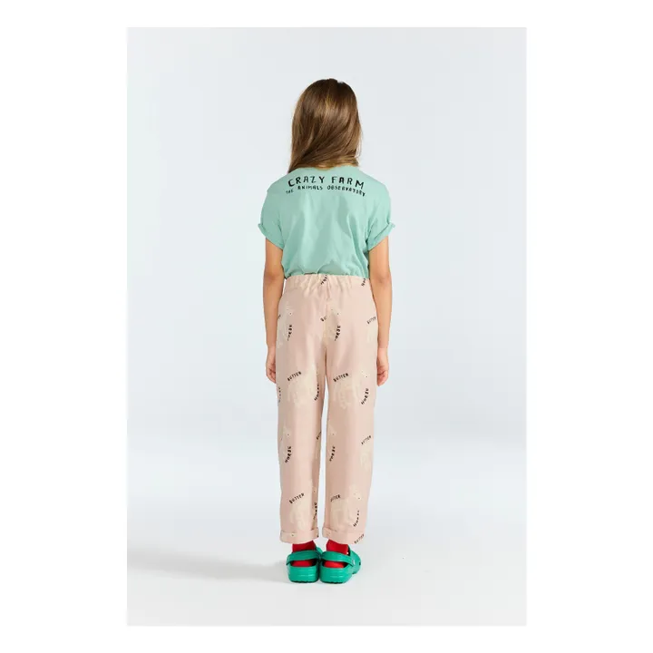 Camiseta de algodón orgánico Rooster | Turquoise- Imagen del producto n°2