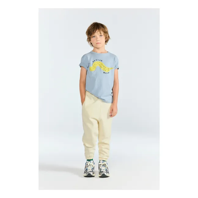 T-shirt Rooster Coton Bio | Bleu gris