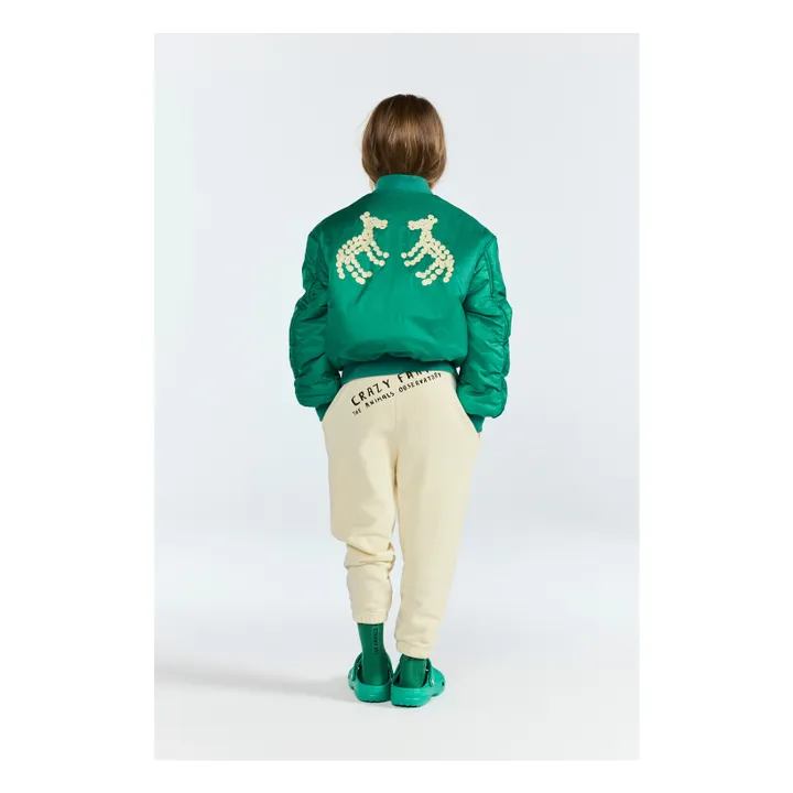 Bomber Panda Fibres Recyclées | Vert- Image produit n°2