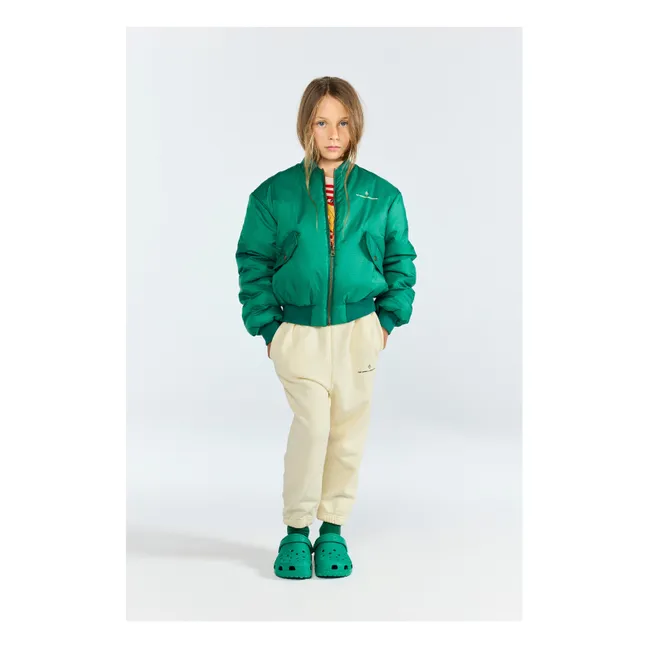 Panda Bomber Fibras recicladas | Verde