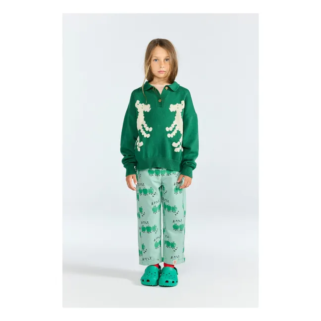 Pull Polo Raver Coton Bio | Vert