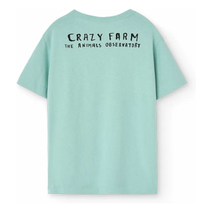 T-shirt Rooster Coton Bio | Turquoise- Image produit n°3
