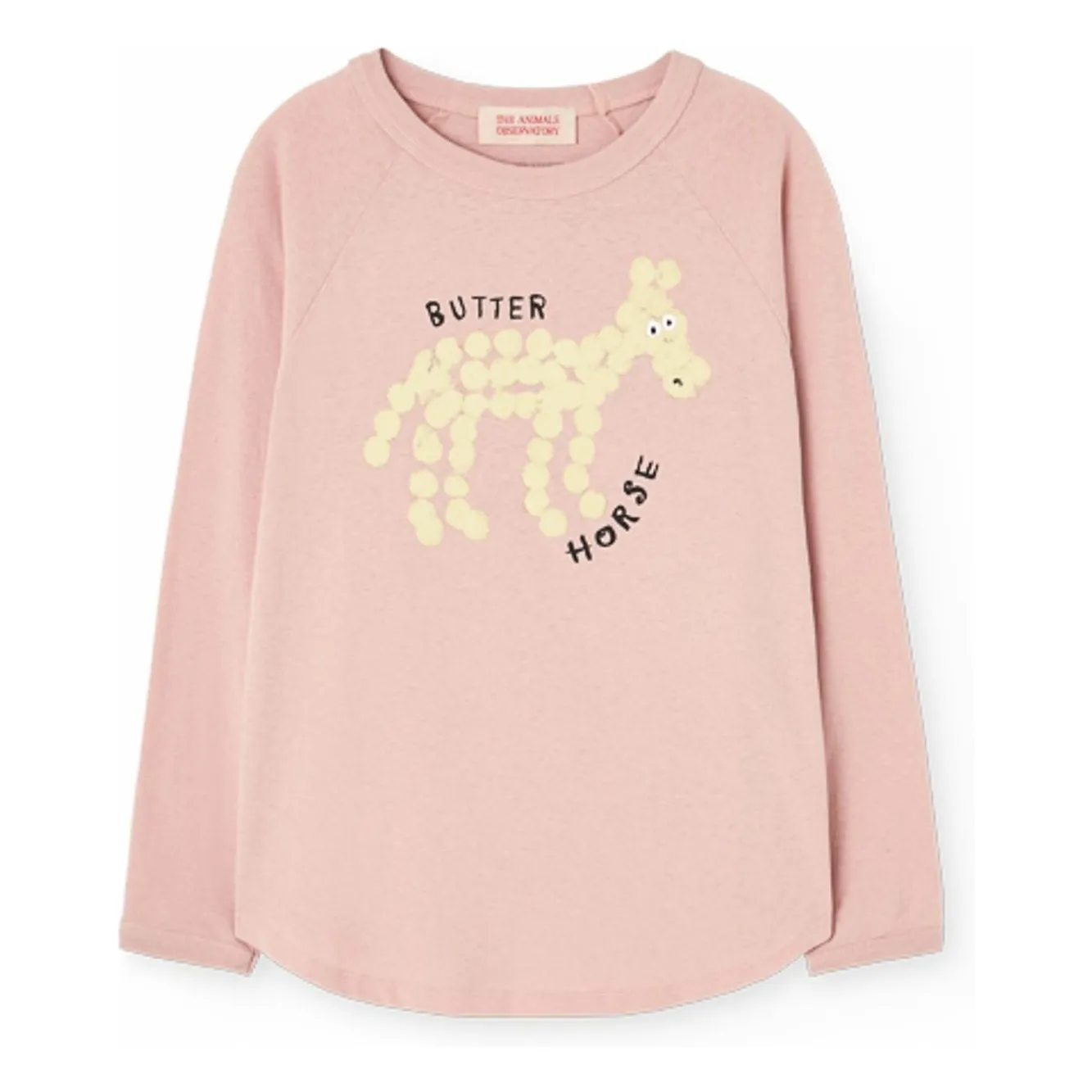 The Animals Observatory Pale Pink Anteater Organic Cotton T-Shirt