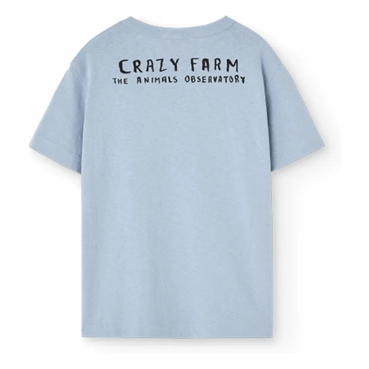 T-shirt Rooster Coton Bio | Bleu gris- Image produit n°3