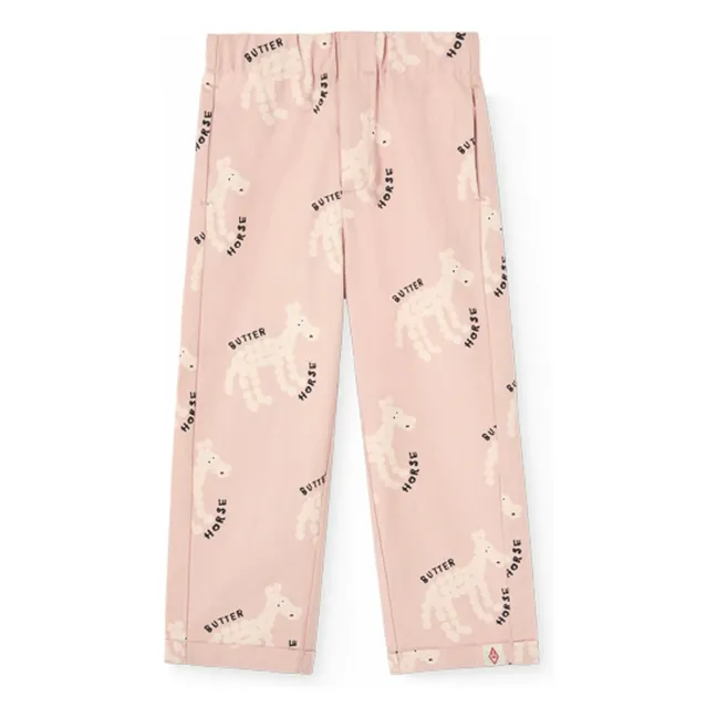 Pantalon Camel | Rose pâle