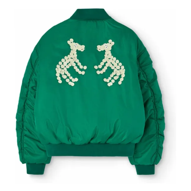 Panda Bomber Recycled Fiber | Green