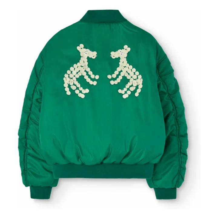 Bomber Panda Fibres Recyclées | Vert- Image produit n°3