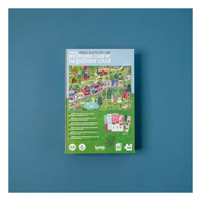 Birthday puzzle and detective game - 100 pieces