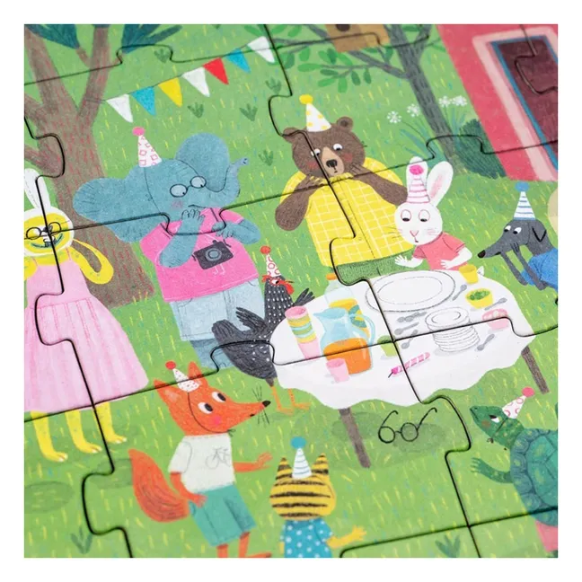 Birthday puzzle and detective game - 100 pieces