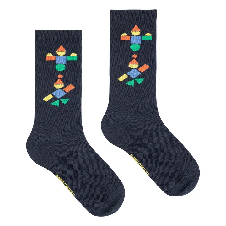 Lot de 3 Paires de Chaussettes Happy Coton Bio | Rose- Image produit n°2