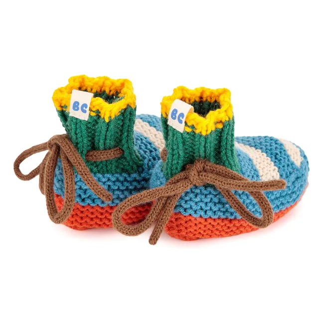 Chaussons Maille | Bleu