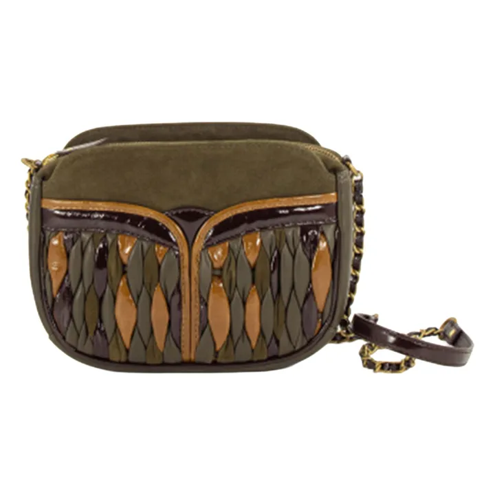 Sac Divine Suède | Vert kaki- Image produit n°0