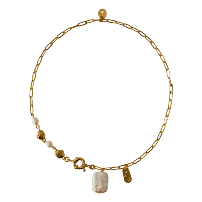 Choya Pearl Halskette | Gold