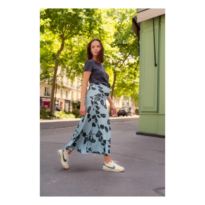 Jupe de Grossesse Mira Tokyo | Bleu- Image produit n°1